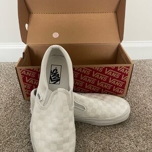 Vans Classic White Slip-On Shoes